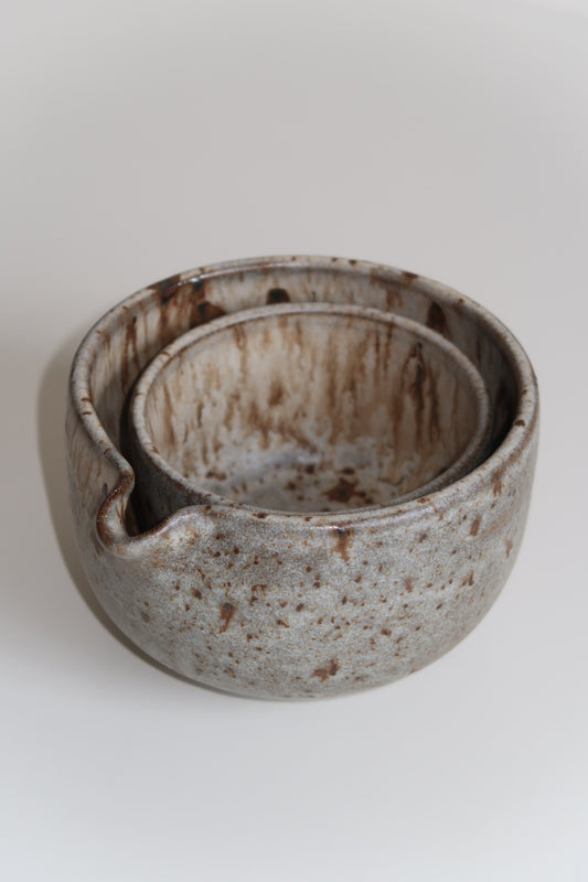 Olive Grey Matcha Bowl