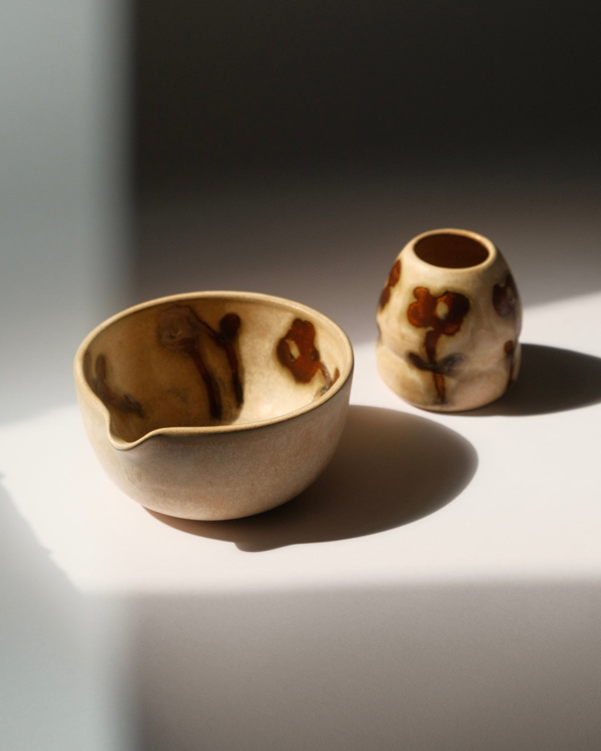 Wild Blossom Matcha Bowl No. 03