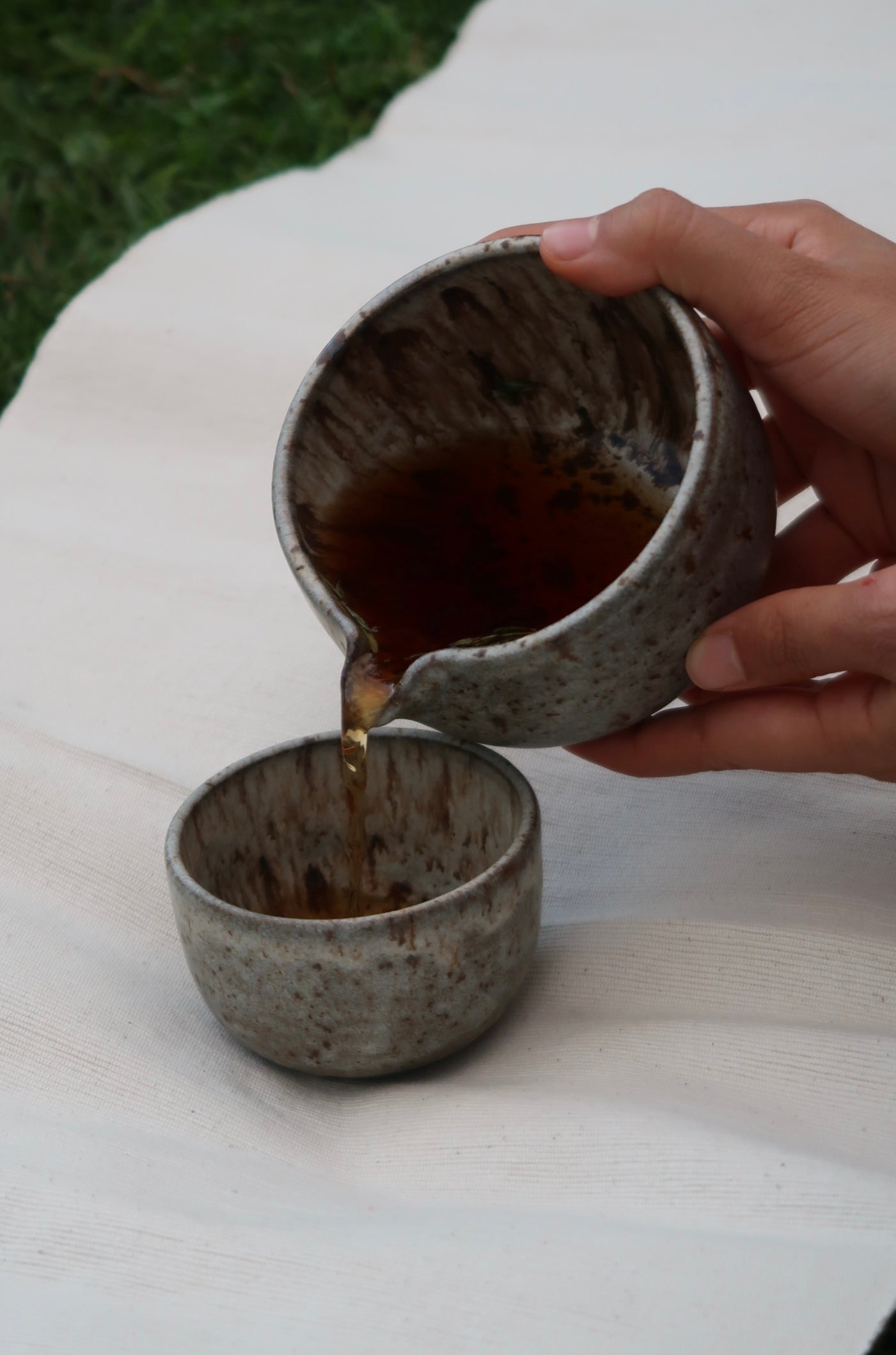 Olive Grey Matcha Bowl