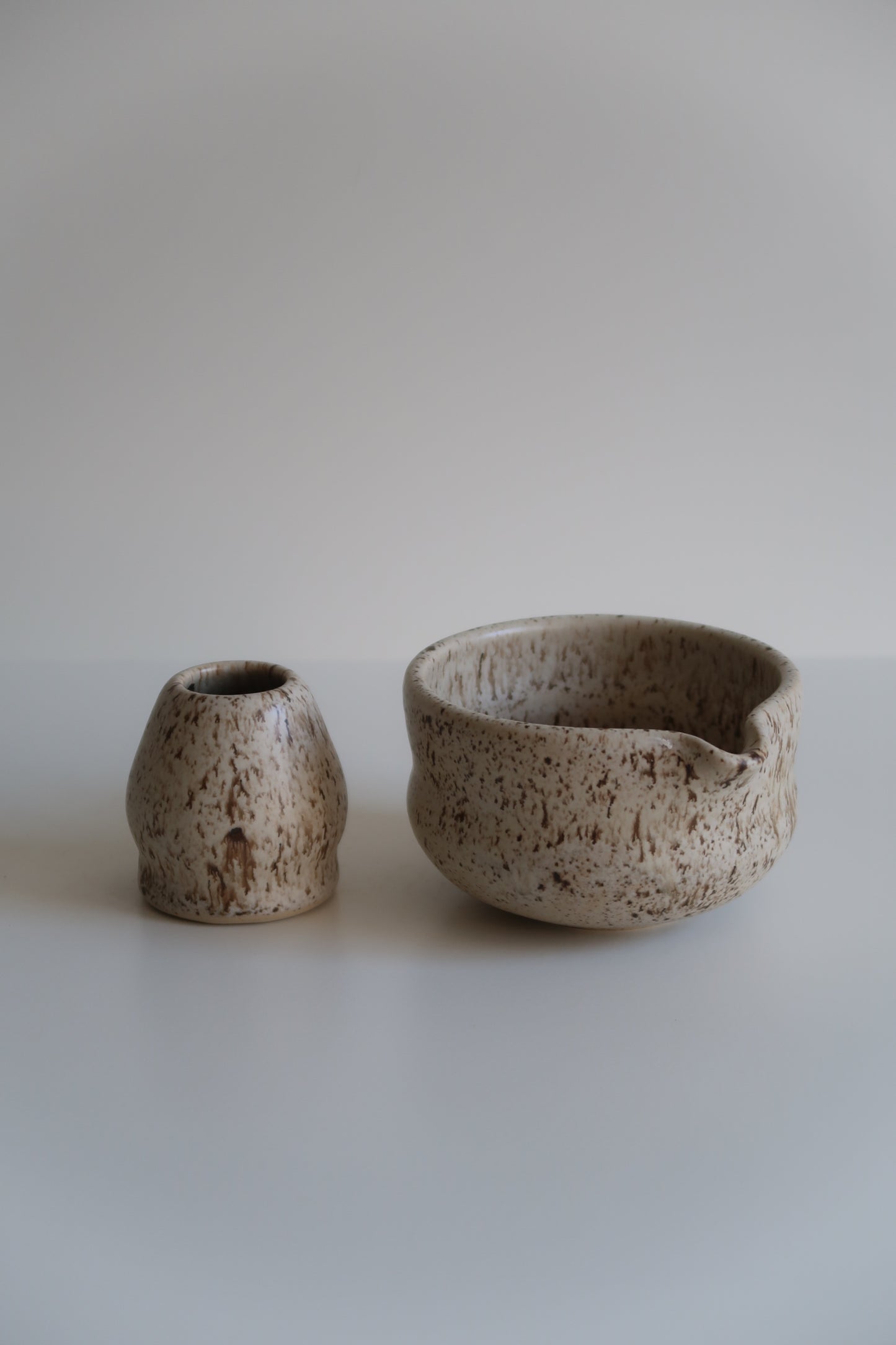 Stone Wavy Matcha Bowl