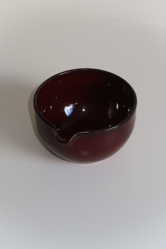 Maroon Matcha Bowl
